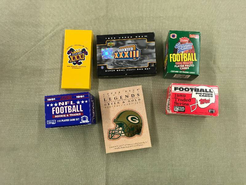 6 Small Football Card Sets