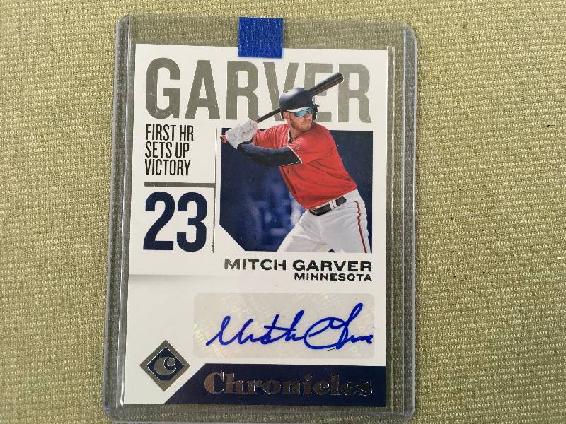 Panini Certified Autographed Mitch Garver Card