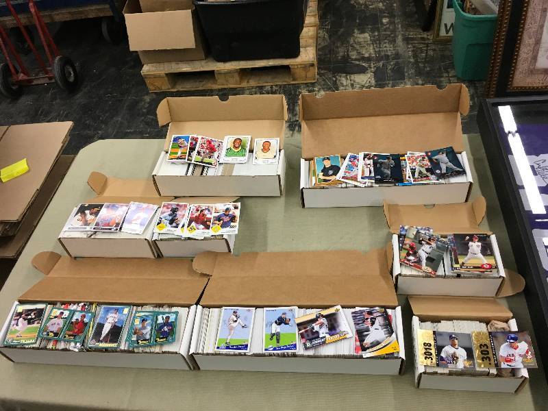 Several Random Boxes of Cards - Mostly Baseball