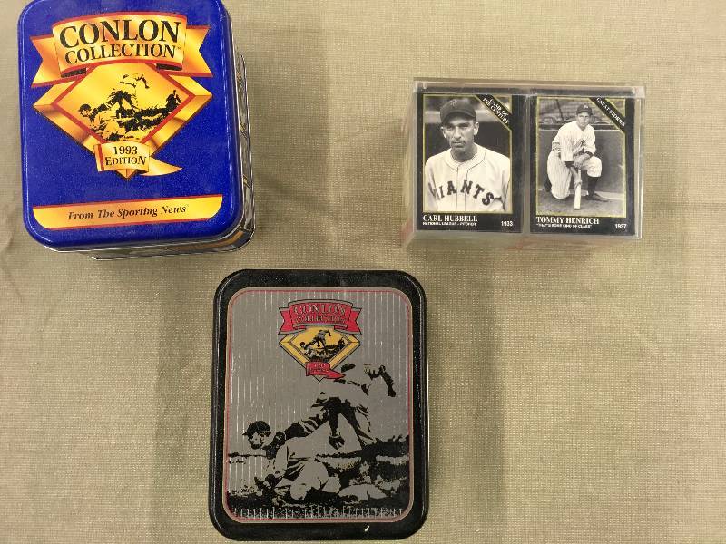 3 Conlon Collection Baseball Card Sets - 19929394