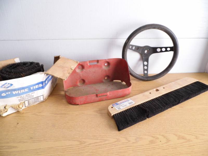 Wire Ties - Steering Wheel - Wood Broom