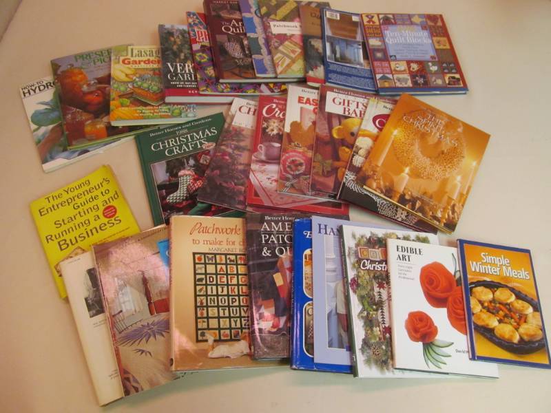 lot 40 image: sewing  books