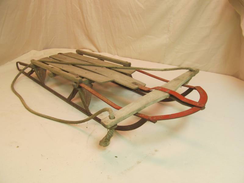 lot 57 image: vintage sled
