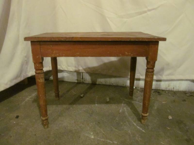 lot 68 image: vintage wood bench