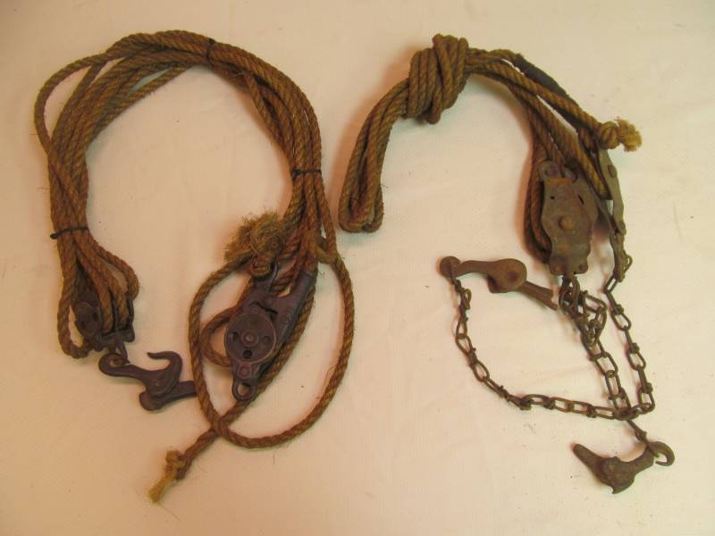 lot 130 image: block and tackle