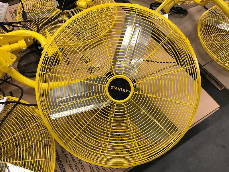 lot 54 image: STANLEY 24 High Velocity Wall Mount Fan