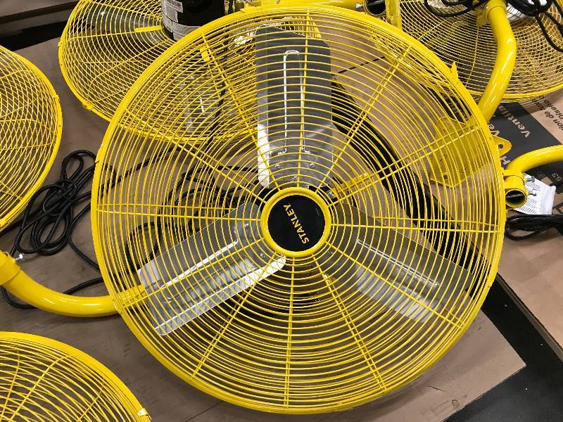 lot 56 image: STANLEY 24 High Velocity Wall Mount Fan