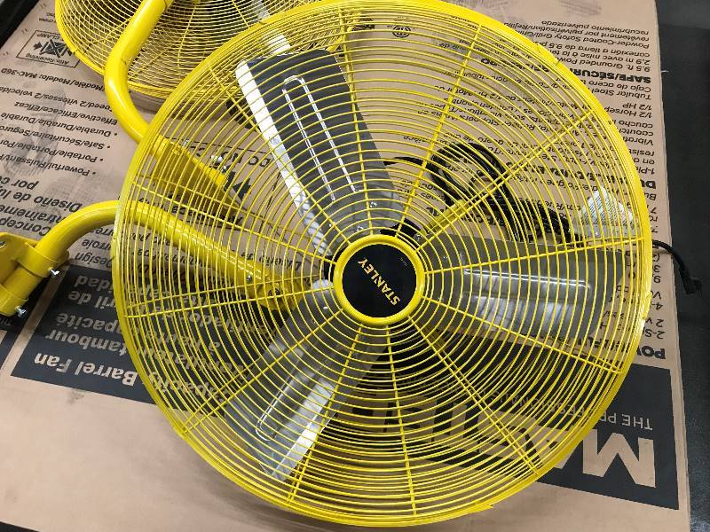lot 58 image: STANLEY 24 High Velocity Wall Mount Fan