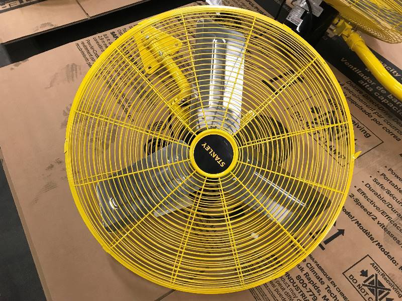 lot 59 image: STANLEY 24 High Velocity Wall Mount Fan