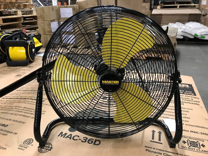 lot 60 image: Master MAC-20F High Velocity Omni-Directional Floor Fan