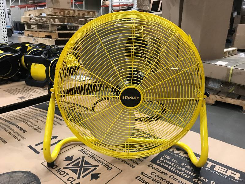 lot 61 image: STANLEY 20 High Velocity Direct Drive Floor Fan