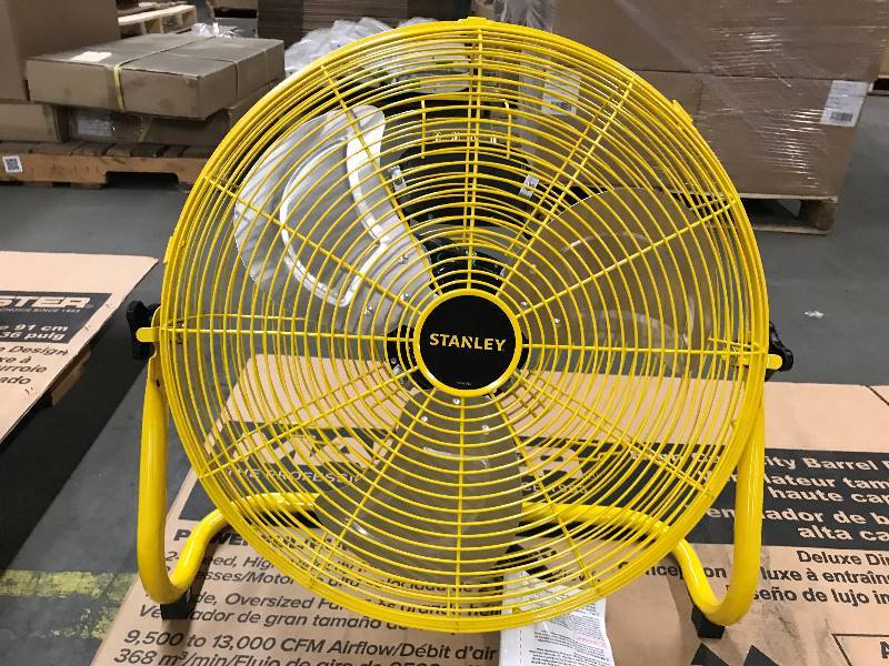 lot 65 image: STANLEY 18 High Velocity Direct Drive Floor Fan