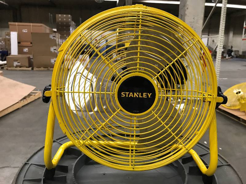 lot 102 image: STANLEY 12 High Velocity Direct Drive Floor Fan