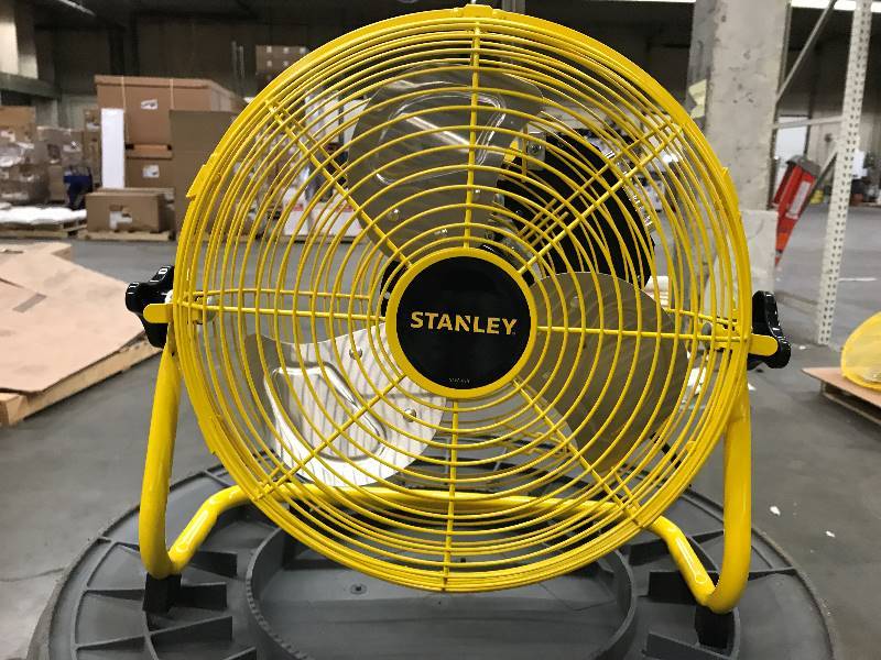 lot 104 image: STANLEY 12 High Velocity Direct Drive Floor Fan