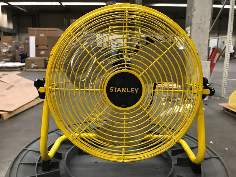 lot 105 image: STANLEY 12 High Velocity Direct Drive Floor Fan