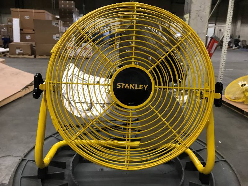 lot 107 image: STANLEY 12 High Velocity Direct Drive Floor Fan