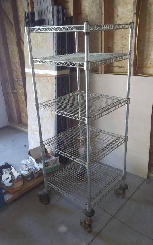 lot 15 image: Rolling Rack (NSF) 24x24x68