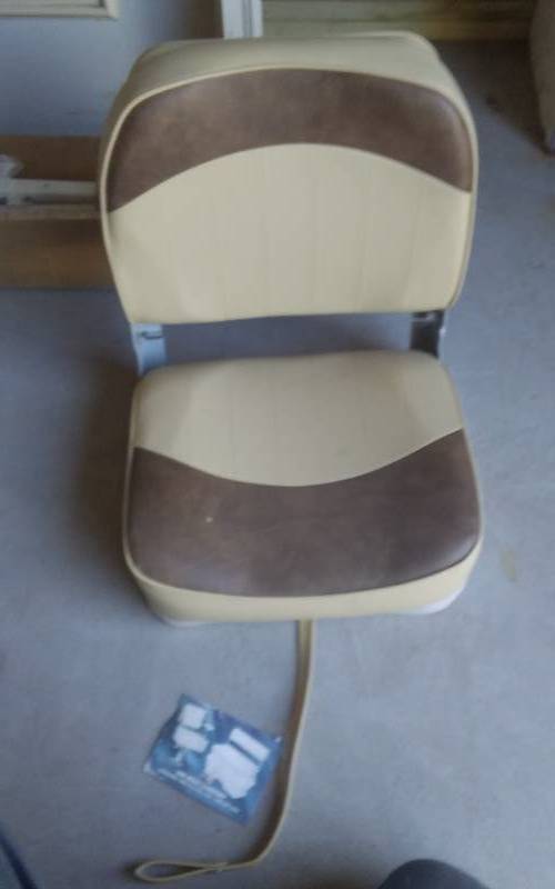 lot 19 image: NEW Folding Boat Seat WISE Brand