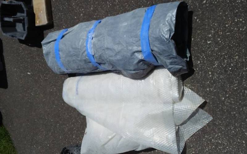 lot 65 image: 2-Large Tarps