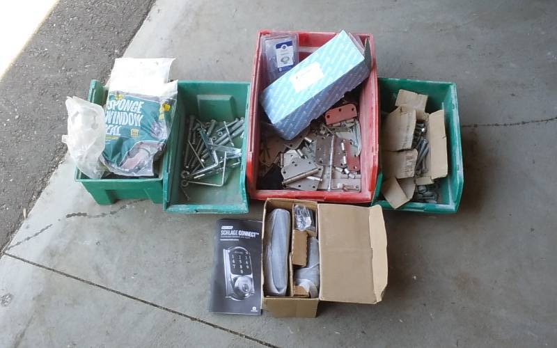 lot 75 image: Door Hinges, Door Hardware, Keyless Entry Set, Other Related
