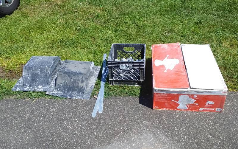lot 80 image: Can Lights, Roof Vents, Joist HangersConstruction Brackets