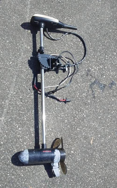 lot 119 image: Minn-Kota Trolling Motor 4 HP Tilt Tiller