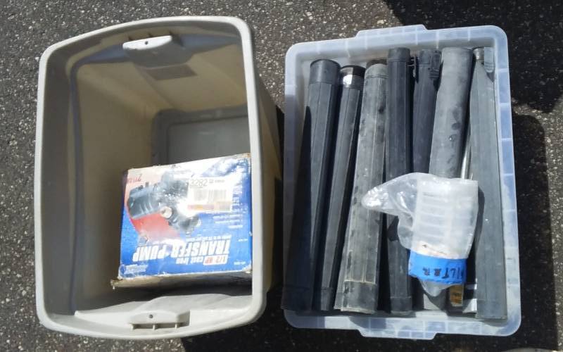 lot 127 image: Transfer Pump & Vacuum Extensions