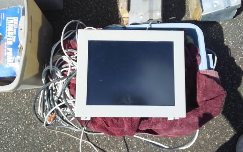 lot 128 image: Lot Of Monitors & Metal Cases