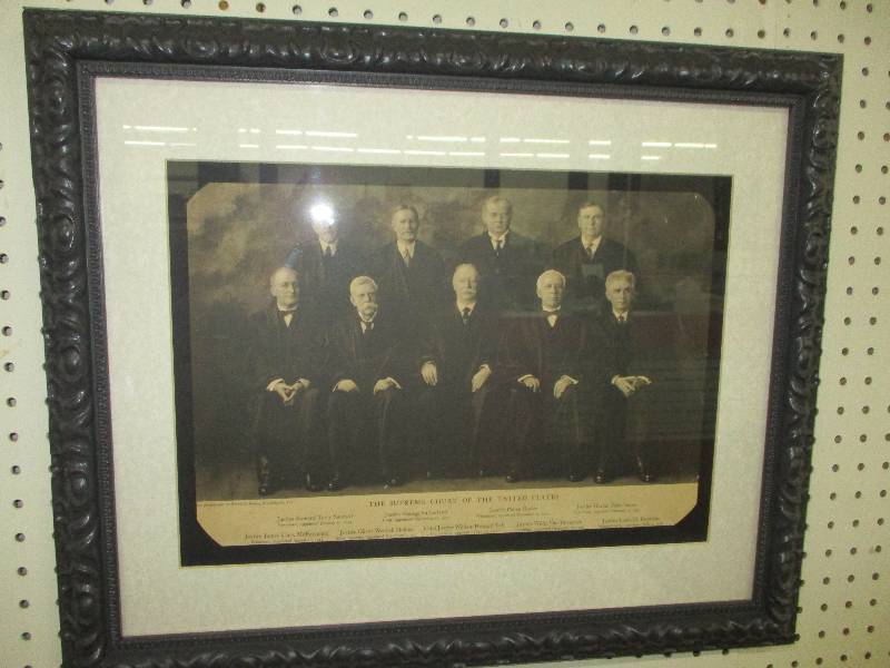 lot 5 image: 1925 Supreme Court real Photo Called (The Photo That Never Was)