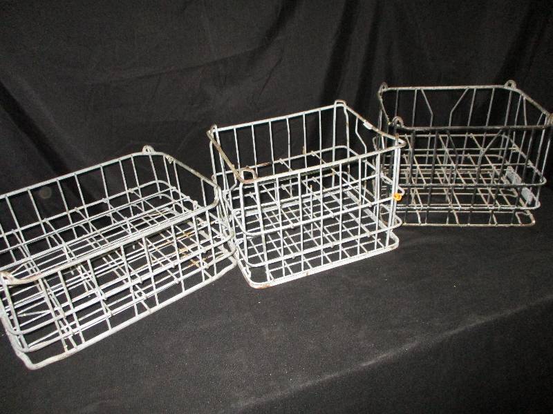 lot 63 image: Metal Milk Crates