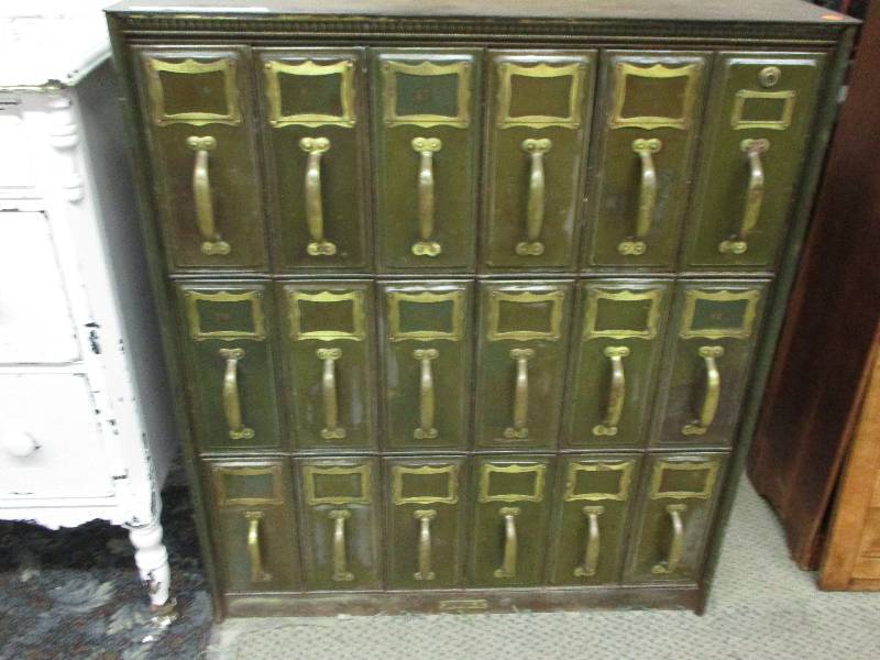lot 118 image: 1920s 30s File Cabinet
