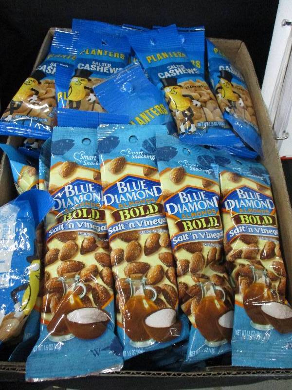 lot 163 image: 44 Bags of Cashews and various nuts