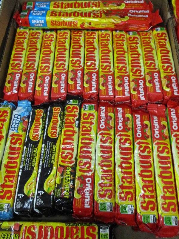 lot 182 image: 51 Packs of Starbursts