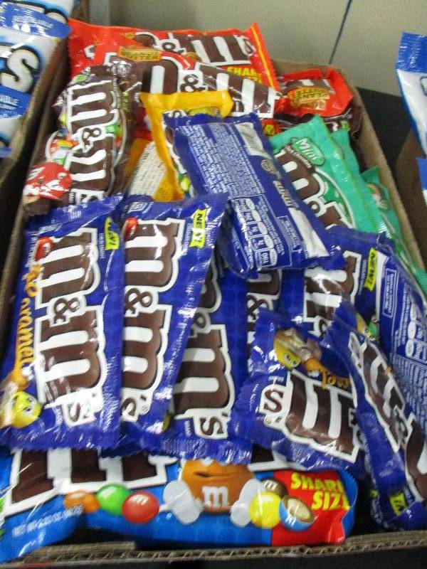 lot 196 image: 53 Bags of M&Ms