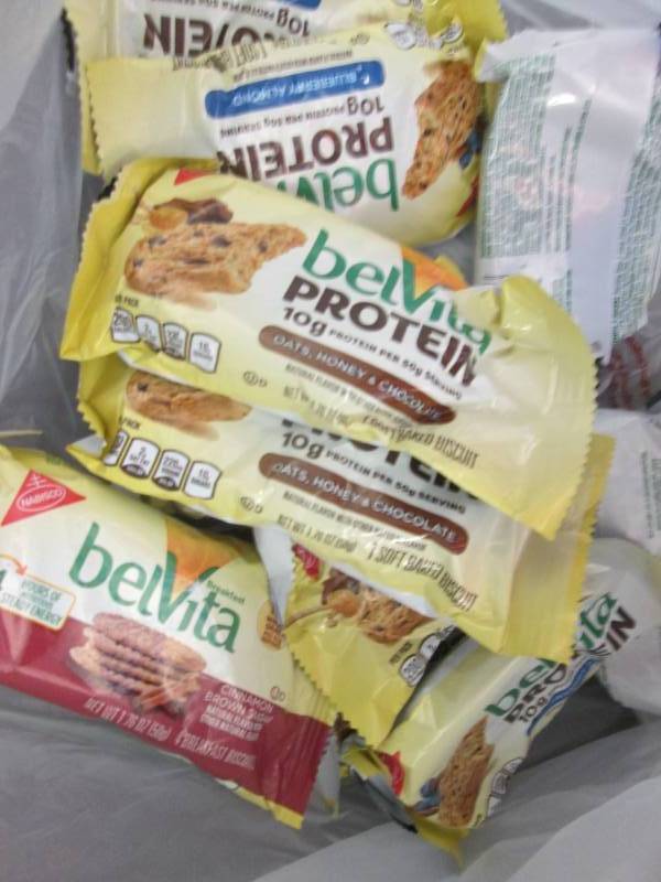 lot 15 image: 12 Belvita Protein Bars...
