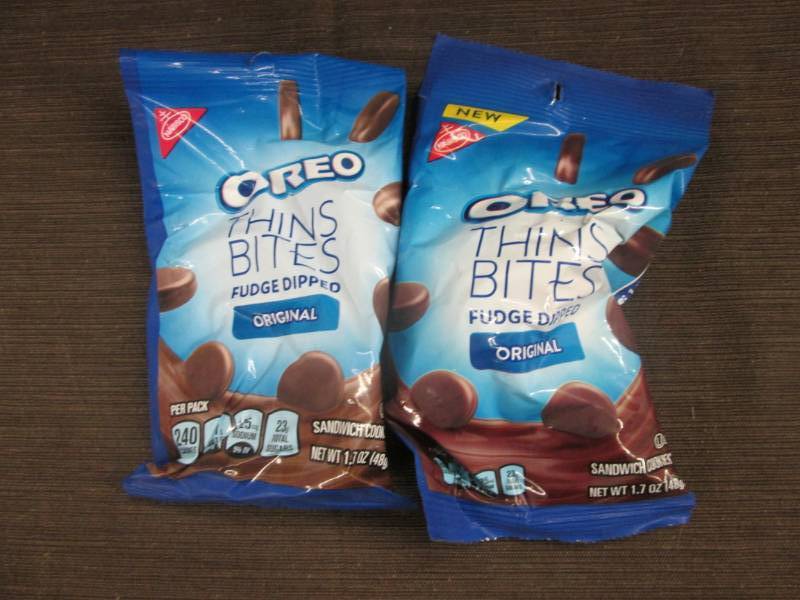 lot 64 image: 12 pks Oreo Thin Bites 1.7 oz Size...