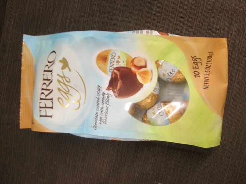 lot 67 image: 6- 3.5 oz Bags Ferrero Eggs...