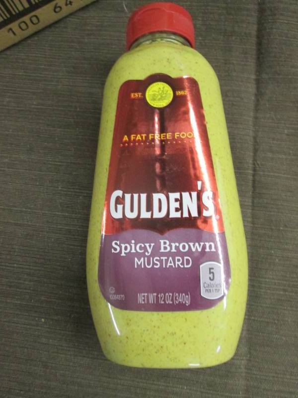 lot 81 image: 11 - 12 oz Guldens Spicy Brown Mus...