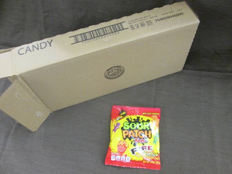 lot 84 image: Case of 12 - 3.6 oz Sour Patch Kids...