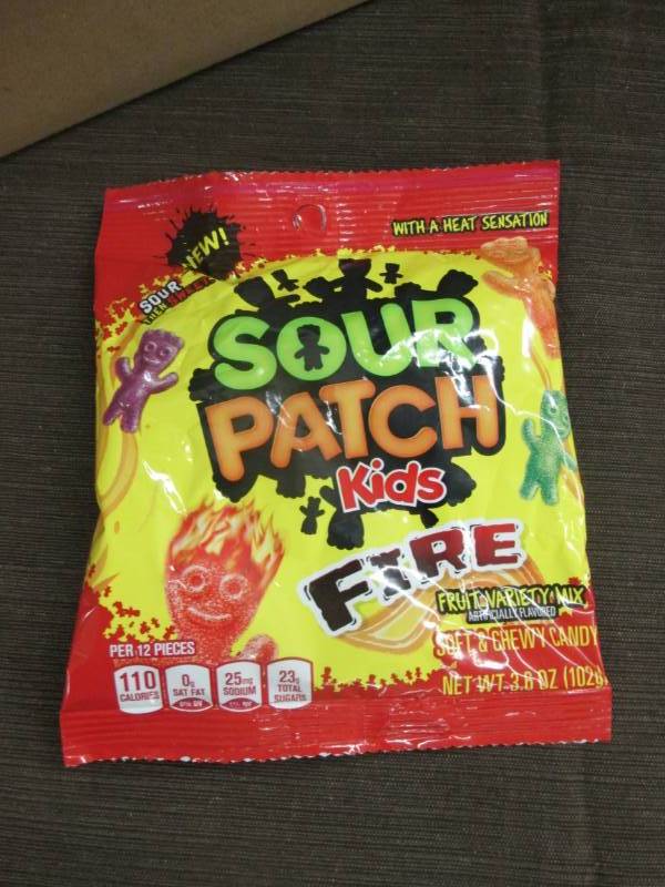lot 88 image: Case of 12 - 3.6 oz Sour Patch Kids...