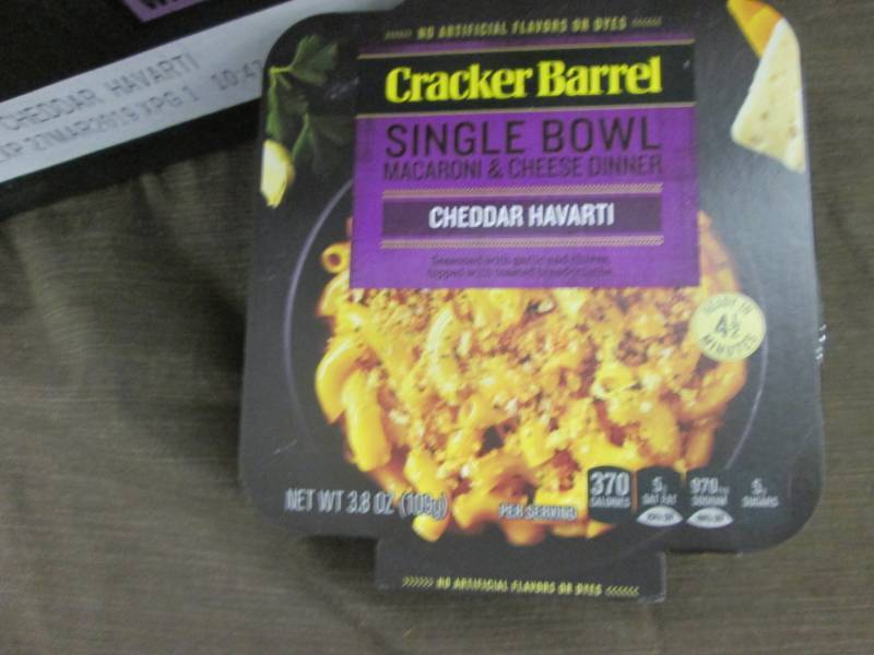 lot 110 image: Case of 6 - 3.8 oz Cracker Barrel S...