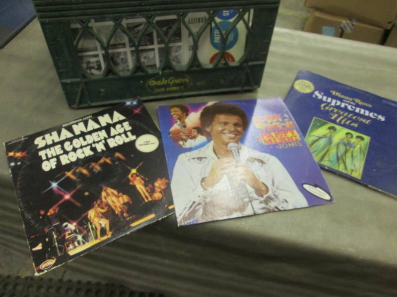 lot 135 image: Crate of Vintage Vinyl Albums...