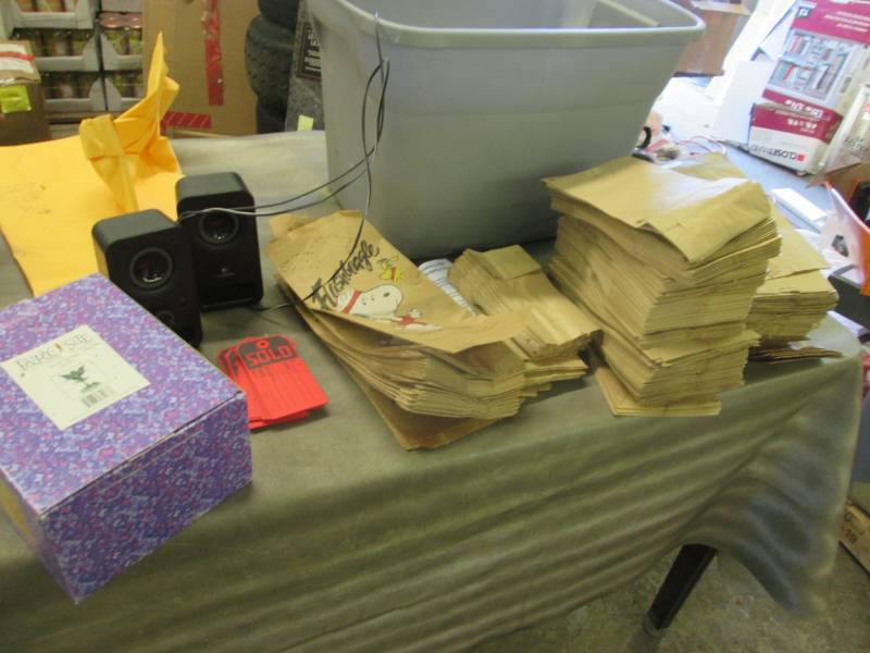 lot 160 image: Fairy Figurine, Computer Speakers, ...