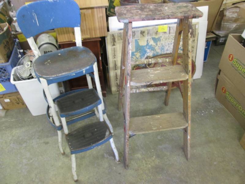 lot 171 image: Step Stool, Step Ladder...