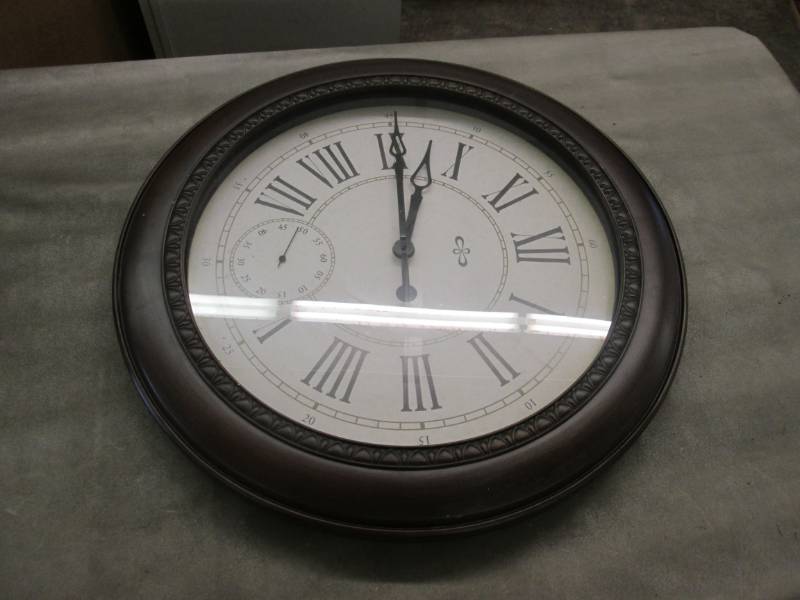 lot 191 image: Accent Table, Wall Clock...