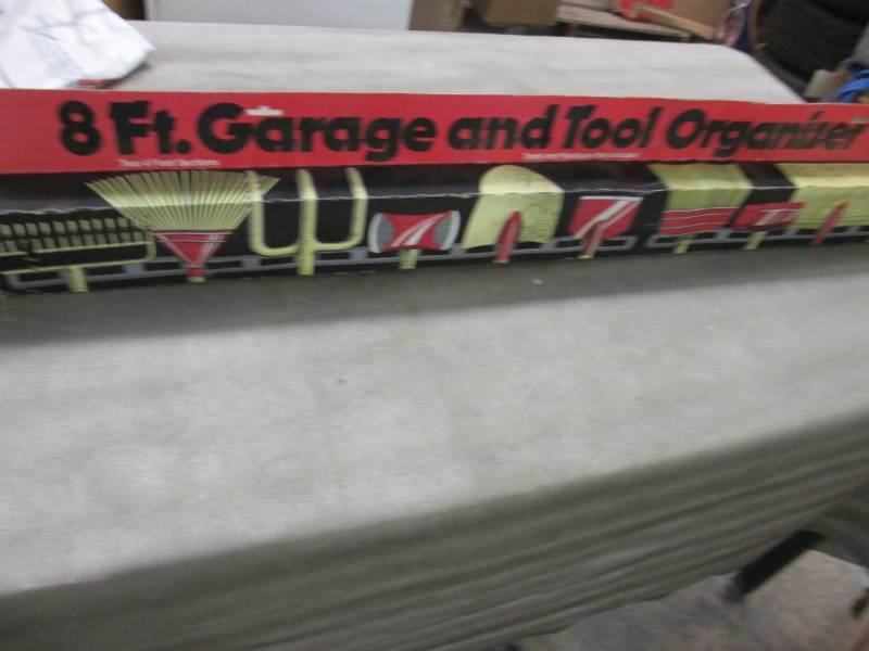 lot 206 image: 8 ft Garaage Tool Organizer...