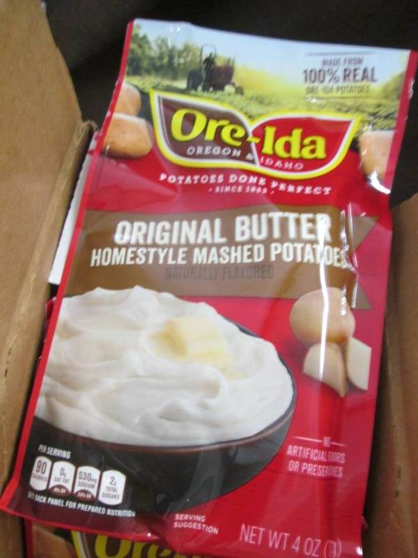 lot 214 image: 10 - 4 oz pks Ore-Ida Homestyle Mas...