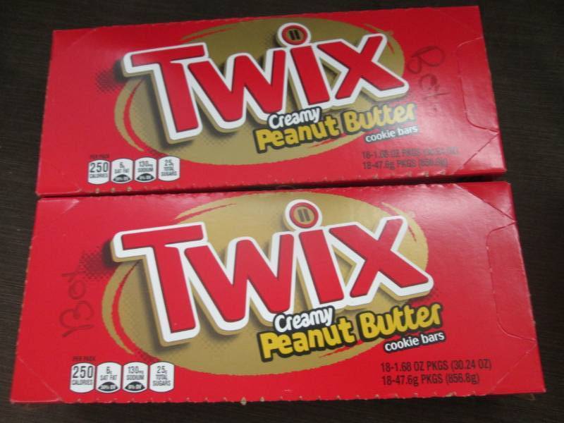 lot 220 image: 2 Boxes of 18-1.68 oz Twix Cookie B...