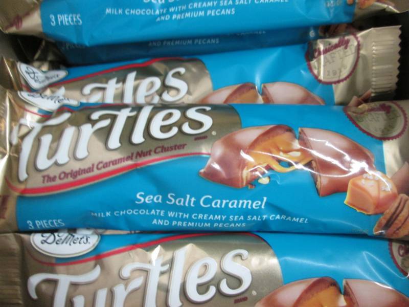 lot 224 image: Box of 24-1.76 oz DeMets Turtles Se...