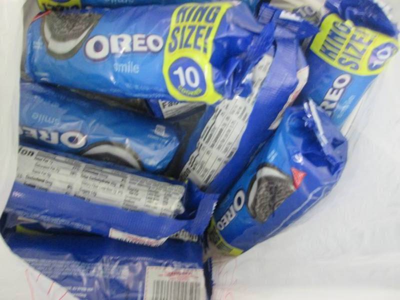 lot 237 image: 12- 4.1 oz pks Oreo Cookies...